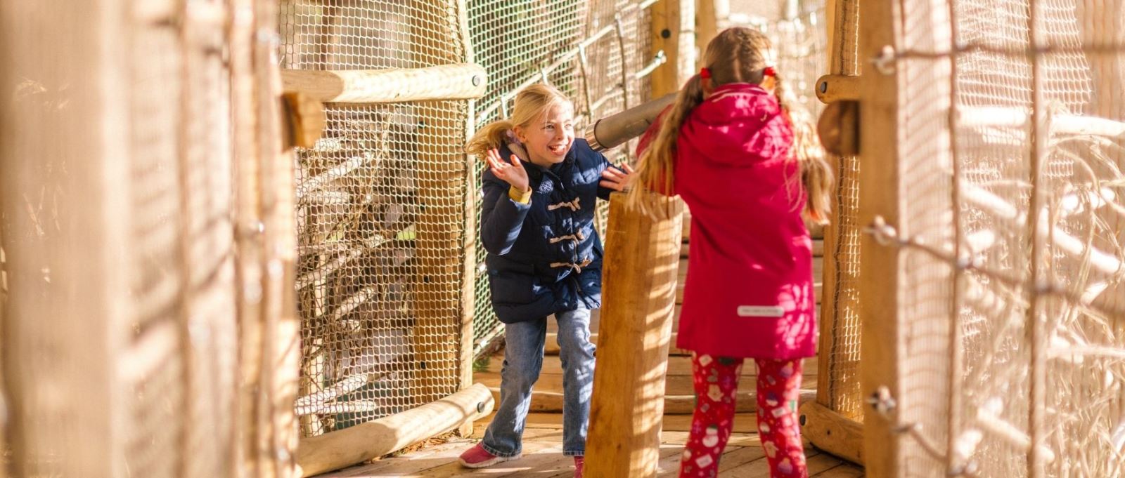 Outdoor play area at Birdworld